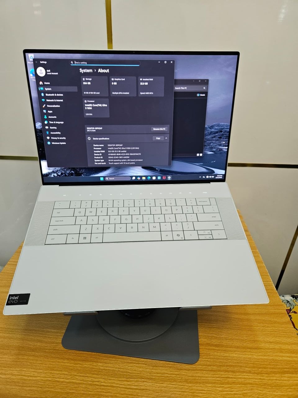 Dell XPS 16 9640 –Intel Core Ultra 9 15th Gen | 32GB RAM | 1TB SSD | NVIDIA RTX 4060 8GB | Touch Bar | Backlit Keyboard | Includes Charger - Image 5